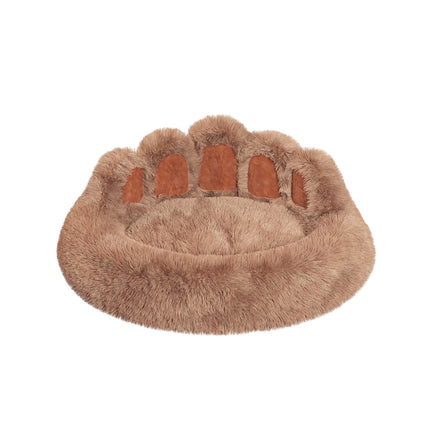 Cozy Bear Paw Dog Bed – Plush Pet Sofa for Small & Medium Dogs & Cats
