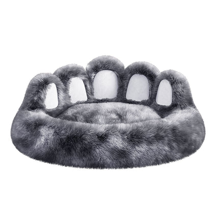 Cozy Bear Paw Dog Bed – Plush Pet Sofa for Small & Medium Dogs & Cats