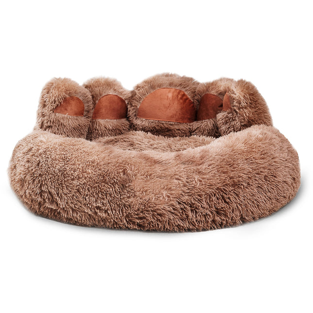 Cozy Bear Paw Dog Bed – Plush Pet Sofa for Small & Medium Dogs & Cats