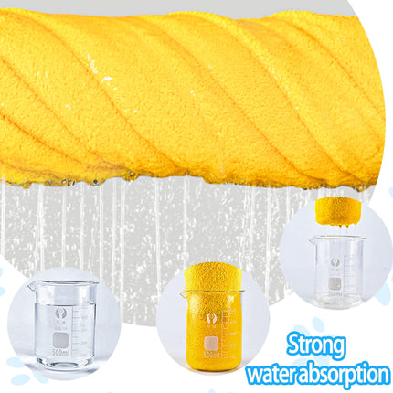 Quick-Dry Microfiber Dog Towels – Super Absorbent Pet Bath Towel for Dogs & Cats (Yellow)
