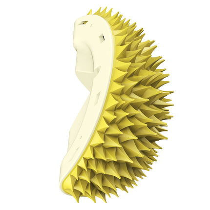 Durian Cat Self-Grooming Brush – Wall-Mounted Scratch & Massage Toy | Dental & Molar Enrichment for Cats & Dogs