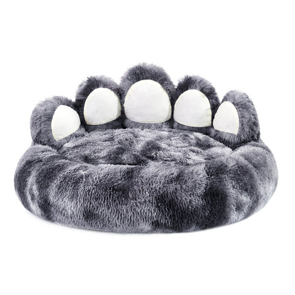 Cozy Bear Paw Dog Bed – Plush Pet Sofa for Small & Medium Dogs & Cats