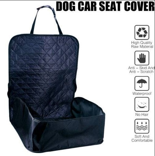Waterproof Car Seat Protector – Single Front Seat Cover for Pet Travel (Dog & Cat Friendly)