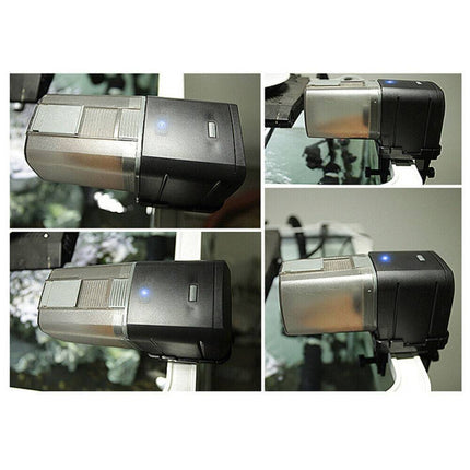 WiFi Automatic Fish Feeder – USB Rechargeable Smart Aquarium Food Dispenser with App & Voice Control