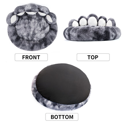Cozy Bear Paw Dog Bed – Plush Pet Sofa for Small & Medium Dogs & Cats