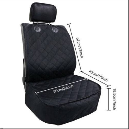 Waterproof Car Seat Protector – Single Front Seat Cover for Pet Travel (Dog & Cat Friendly)