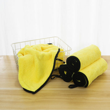 Quick-Dry Microfiber Dog Towels – Super Absorbent Pet Bath Towel for Dogs & Cats (Yellow)