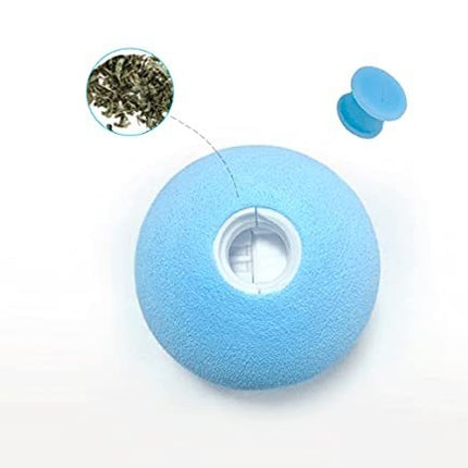 Interactive Gravity Ball Cat Toy – Smart Touch Squeak Ball with Animal Sounds & Catnip Option